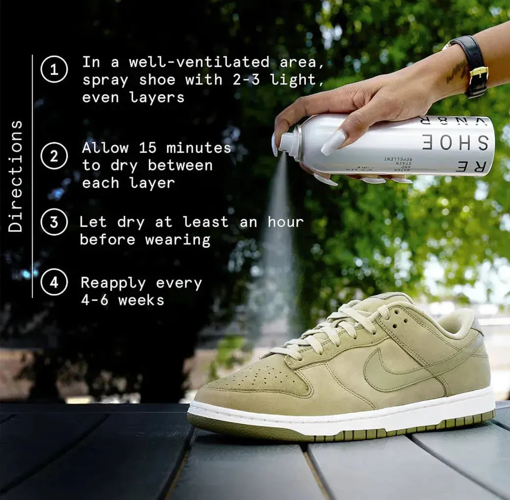 SHOE WATER   STAIN REPELLENT