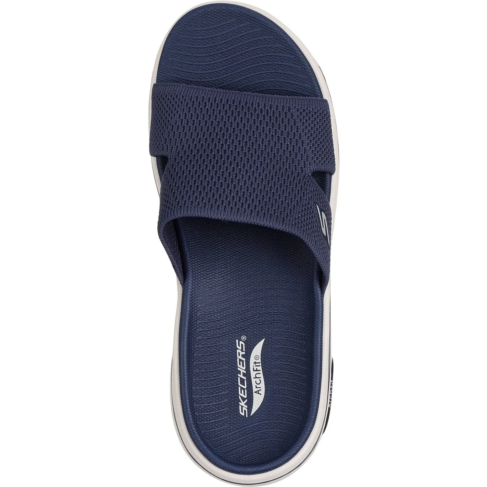 Skechers Go Walk Arch Fit 2.0 Textile Women's Navy Sandals