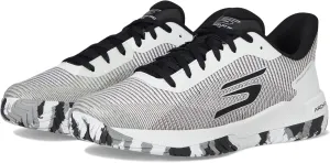 SKECHERS Men's Pickleball Viper Court Pro 2.0 Sneaker, White/Black, 9
