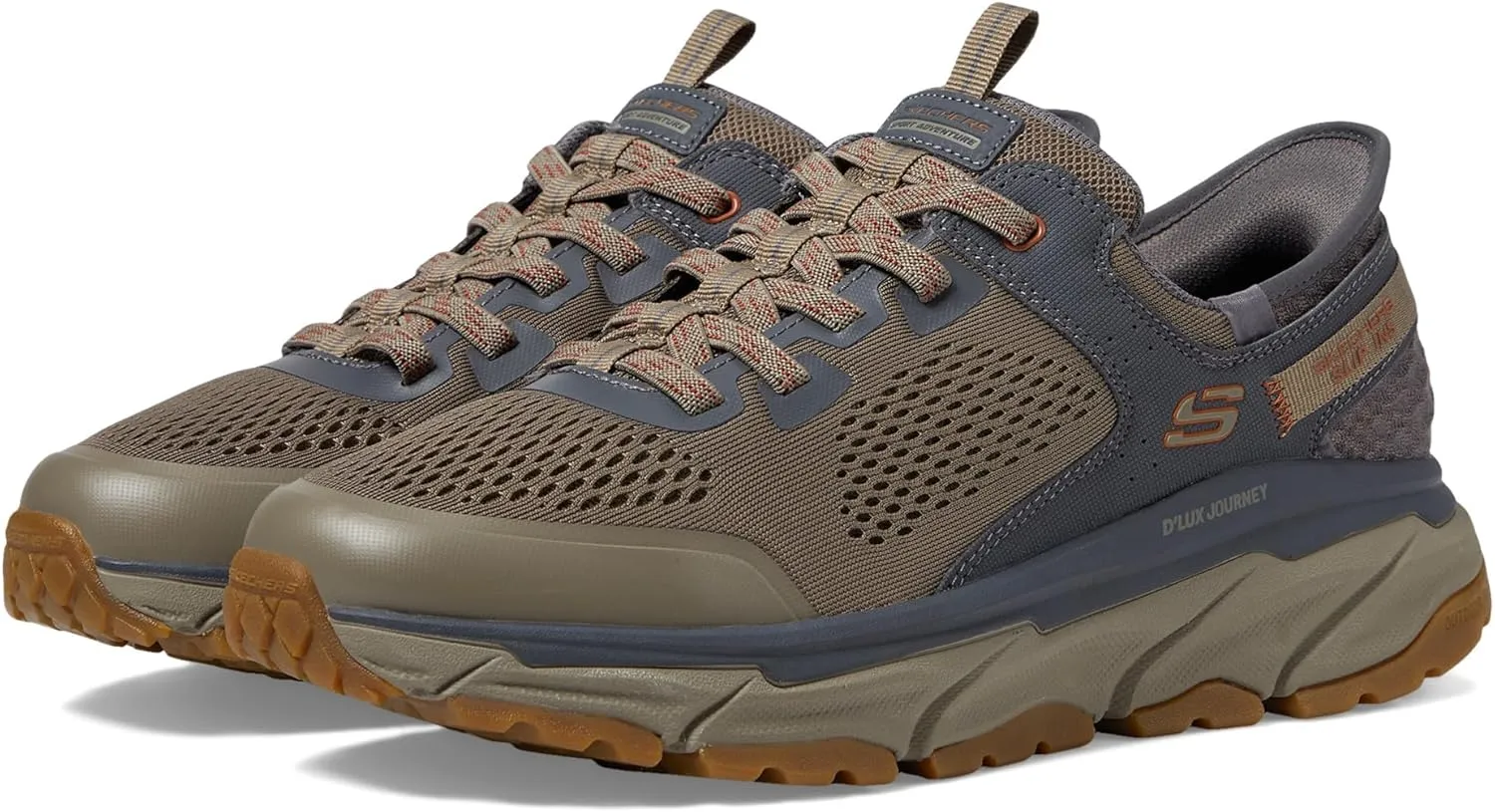 Skechers Men's Slip-ins Relaxed Fit: D'lux Journey-Switch Stitch Slip-on Sneakers