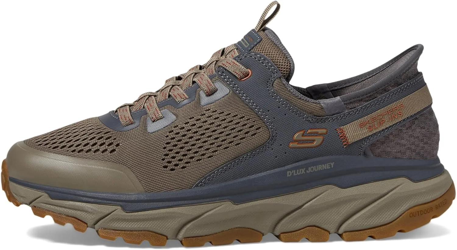Skechers Men's Slip-ins Relaxed Fit: D'lux Journey-Switch Stitch Slip-on Sneakers