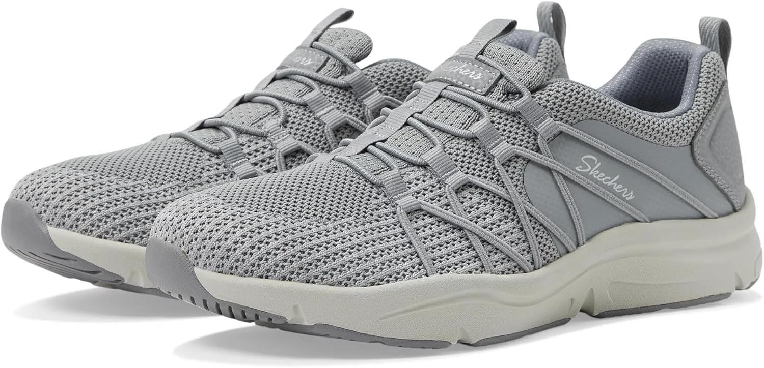 SKECHERS Women's Active-Sequoia Sneaker, Grey, 11