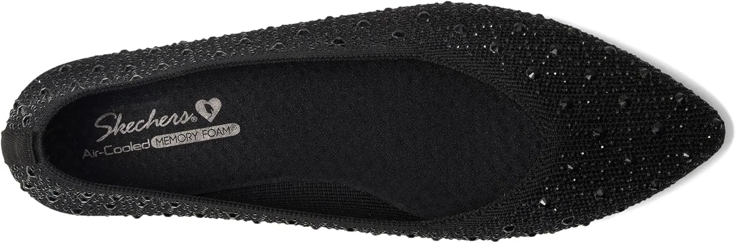 Skechers Women's Cleo Point-Gleam N Glow Ballet Flat