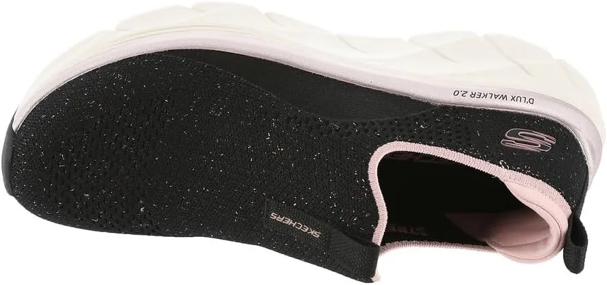 Skechers Women's D'lux Walker 2.0-Sparkle Fore Sneaker