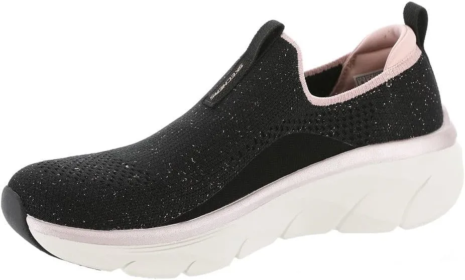 Skechers Women's D'lux Walker 2.0-Sparkle Fore Sneaker