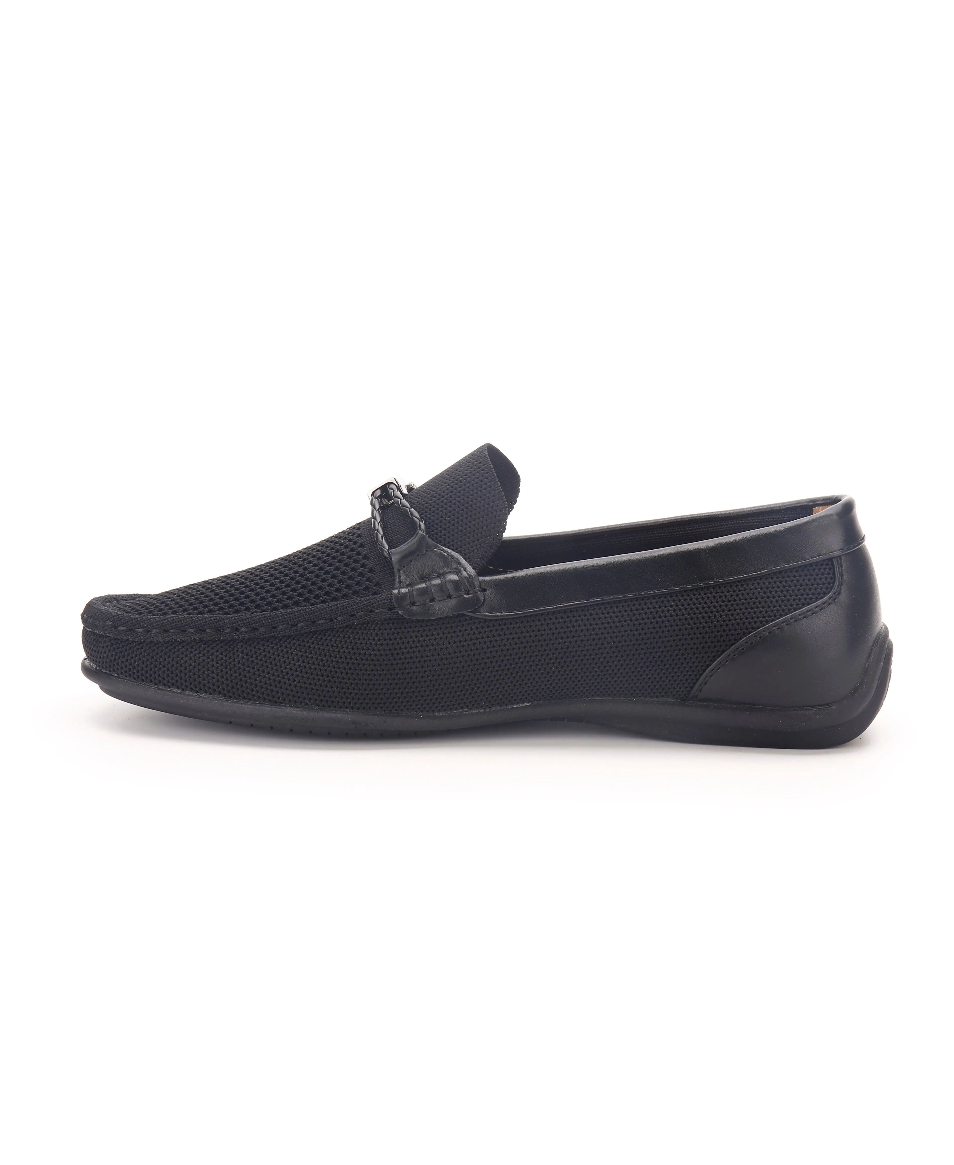 Slip On Moccasins - Black