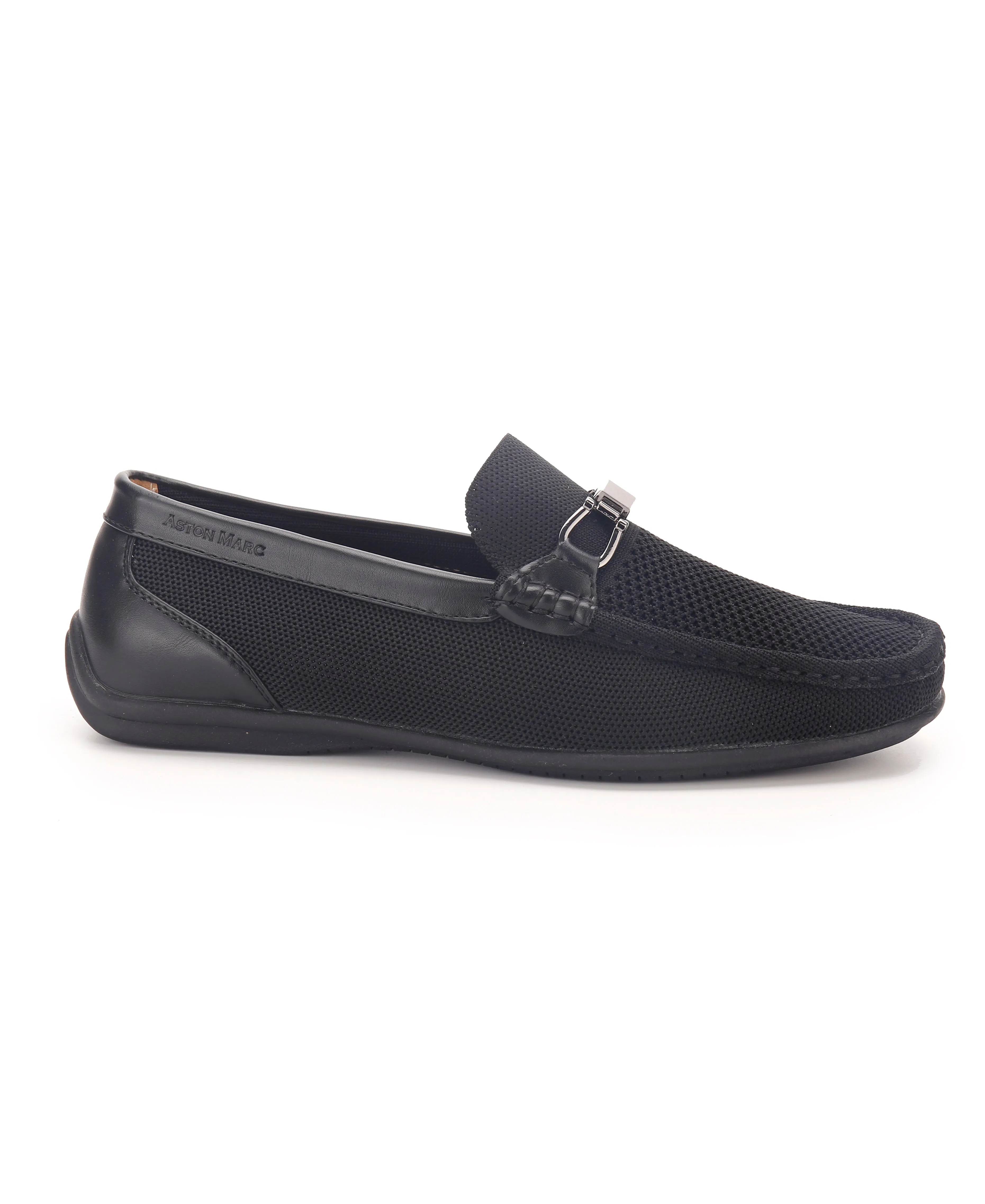 Slip On Moccasins - Black