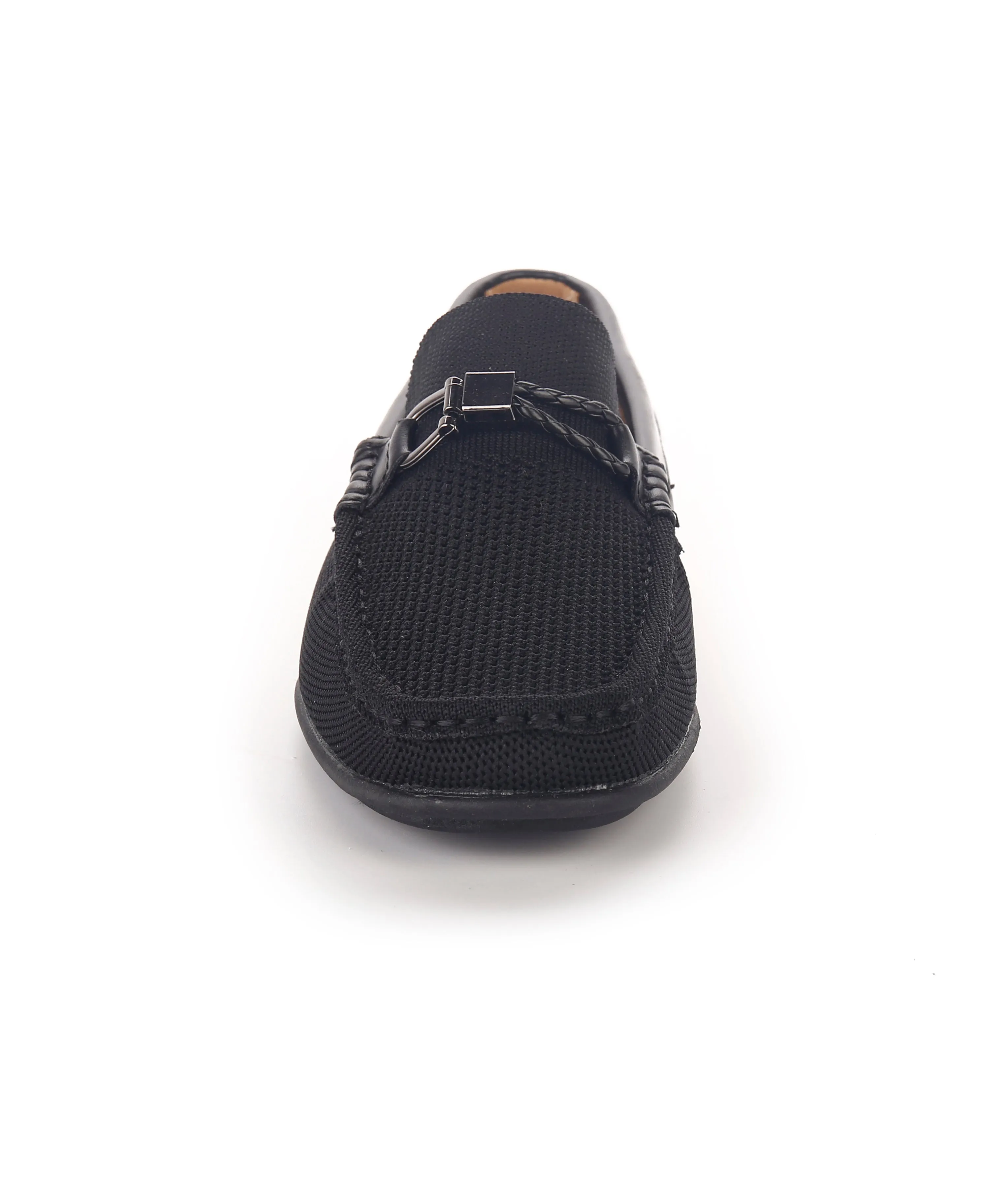 Slip On Moccasins - Black
