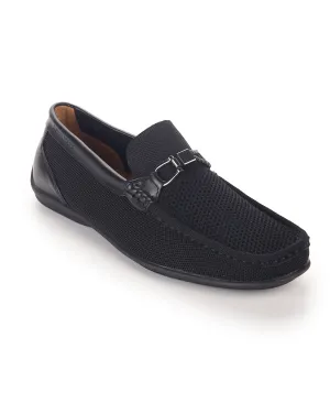 Slip On Moccasins - Black