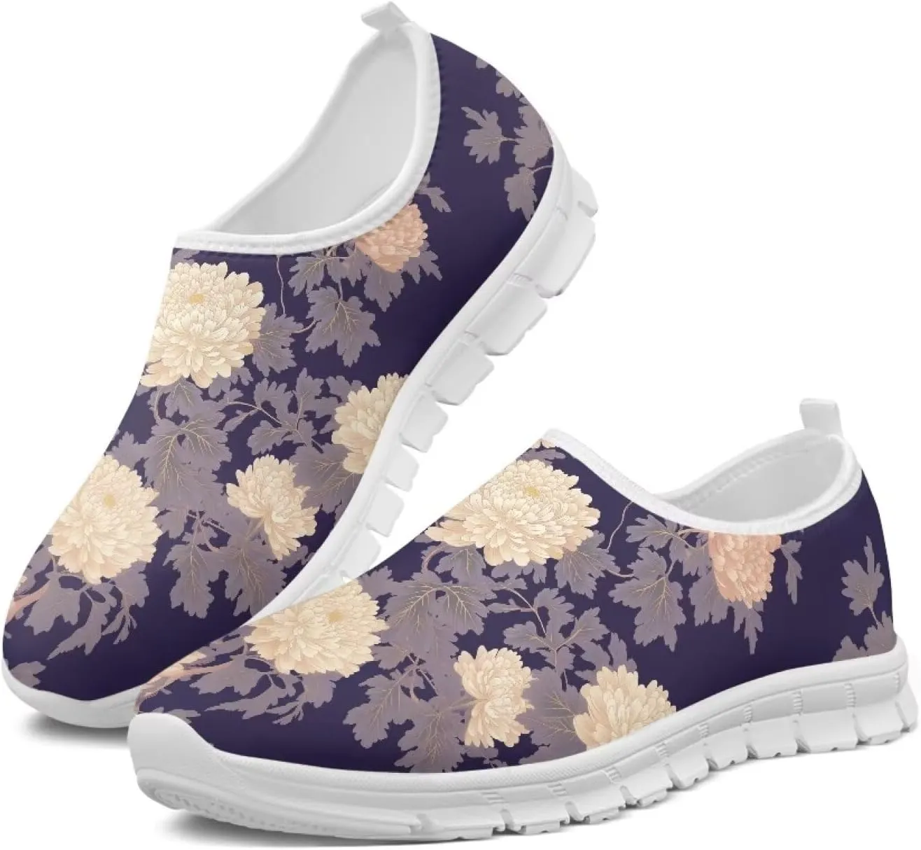 Slip On Shoes for Women Low Cut Non Slip Casual Walking Shoes Lightweight Sports Running Tennis Sneakers US5.5-11.5
