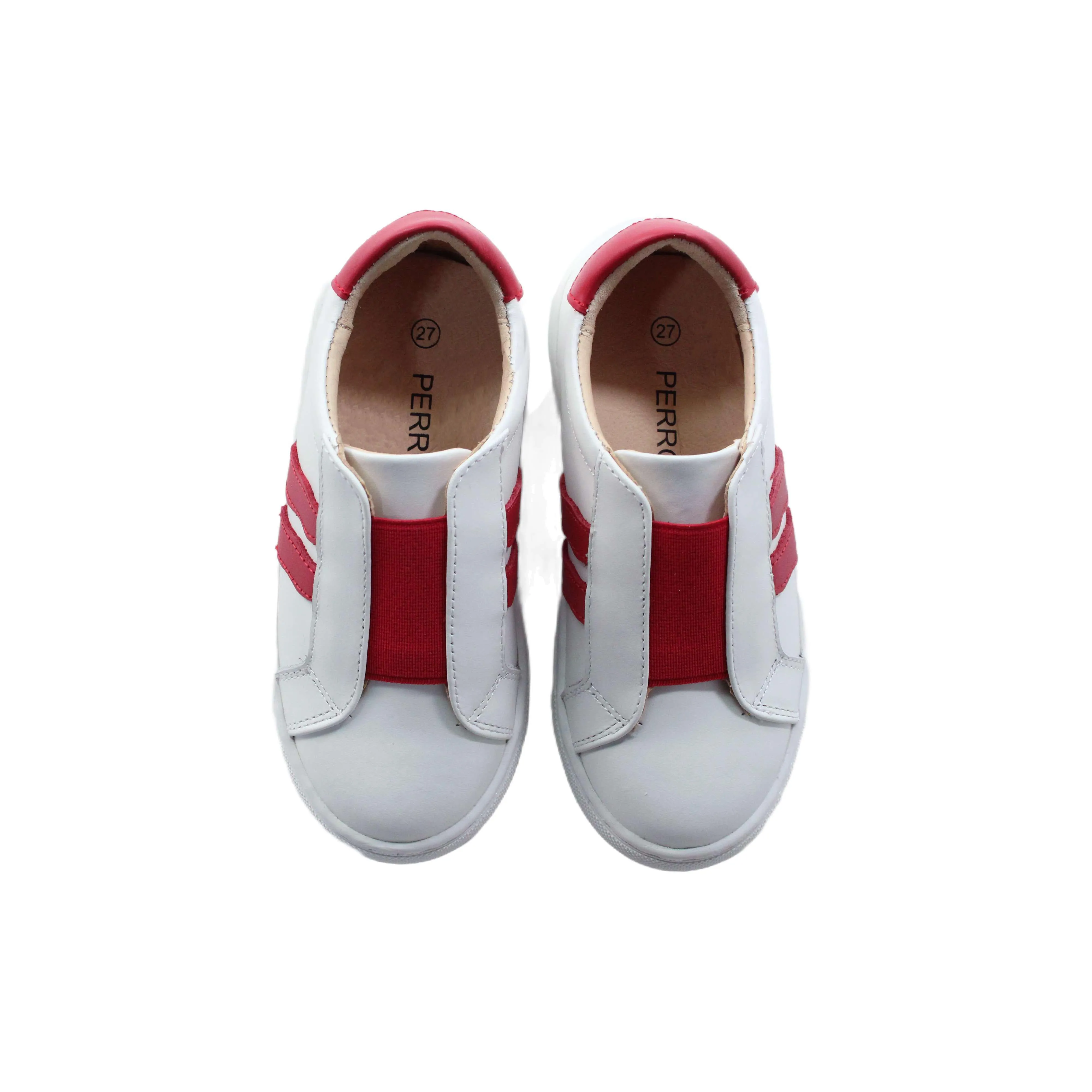 Slip On Sneaker | White/Red