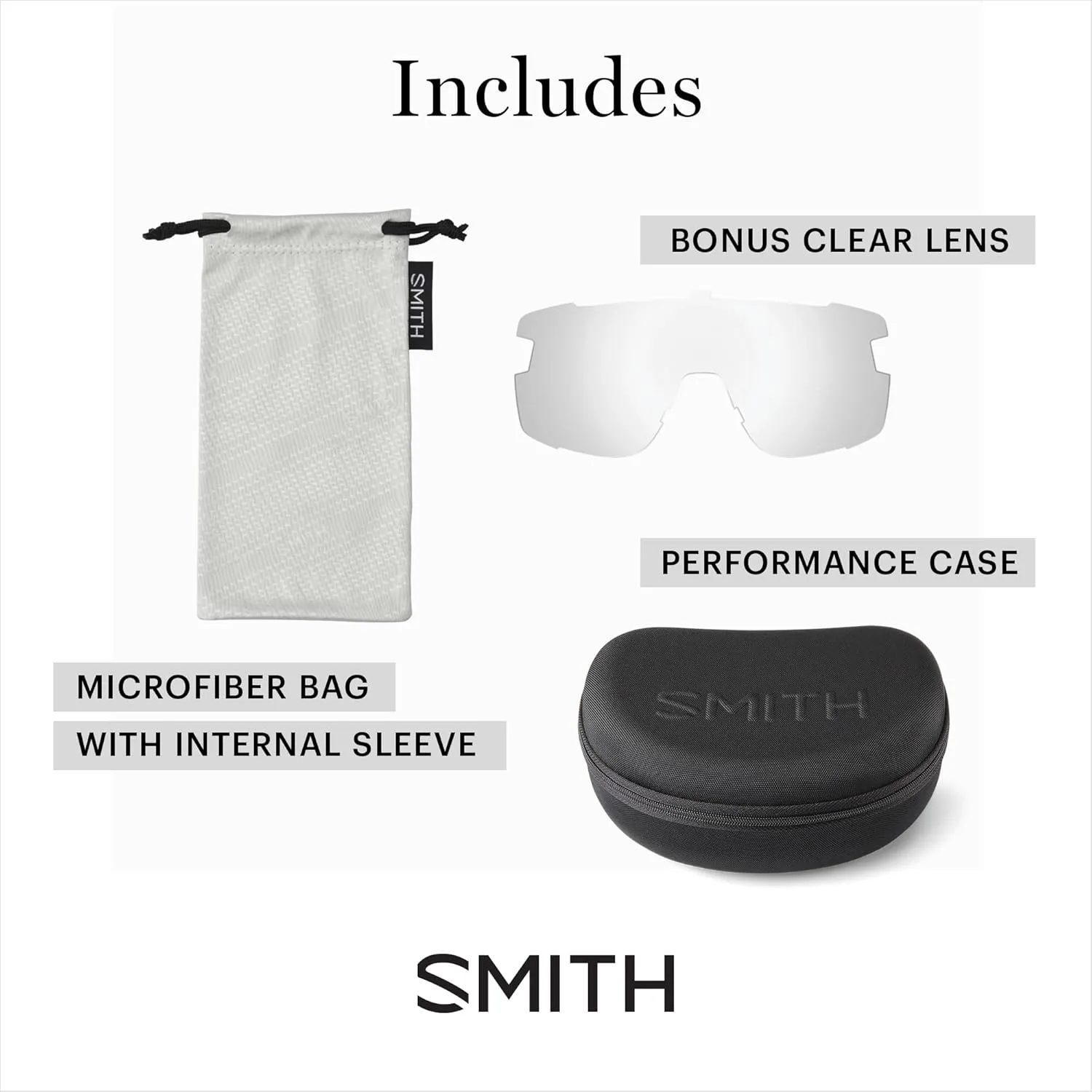 SMITH Wildcat Sunglasses with ChromaPop Shield Lens – Performance Sports Sunglasses for Biking & More – For Men & Women