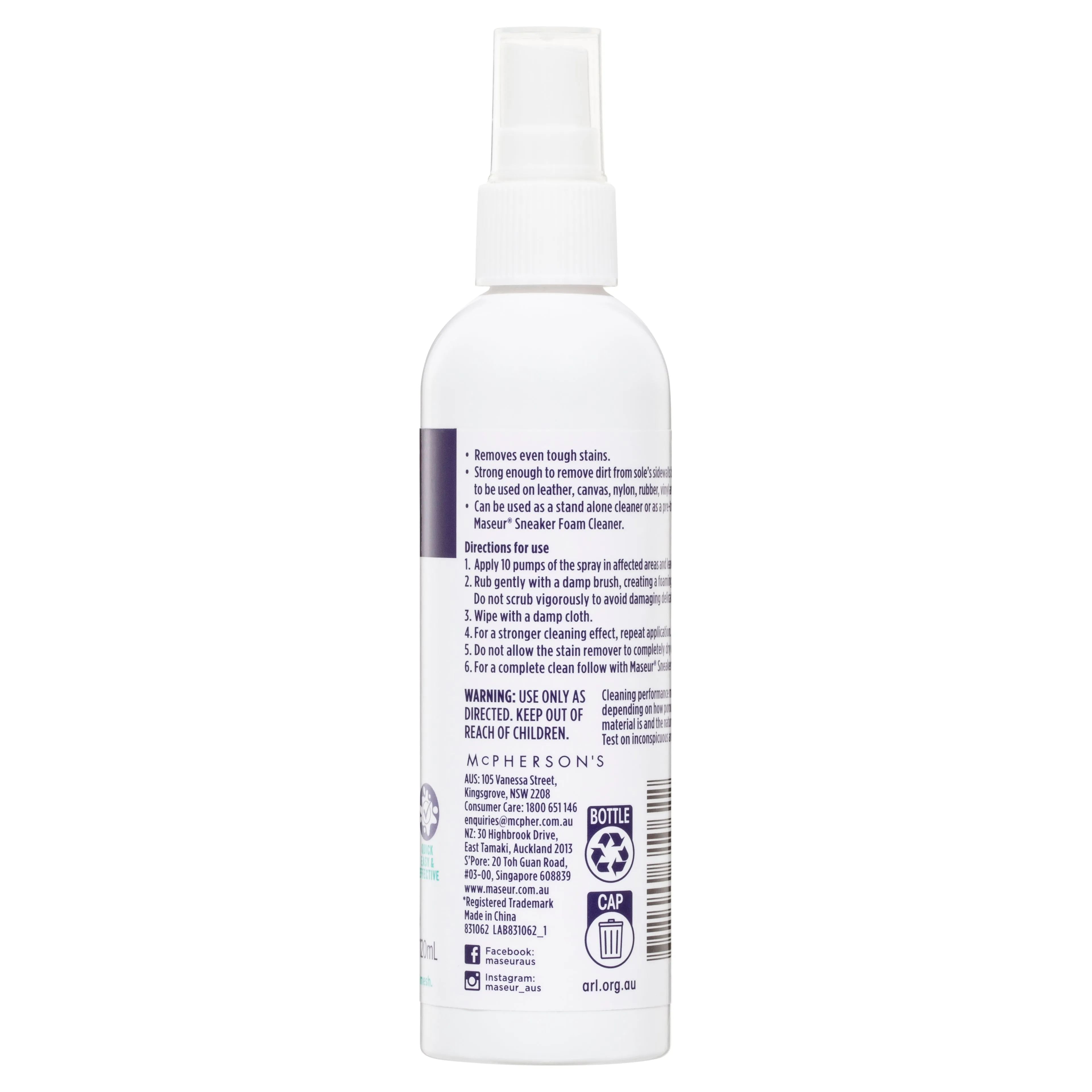 Sneaker Stain Remover 120mL