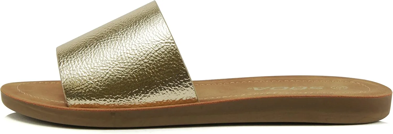 Soda EFRON Women's Casual Slip On Sandals