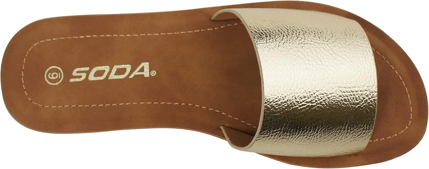 Soda EFRON Women's Casual Slip On Sandals