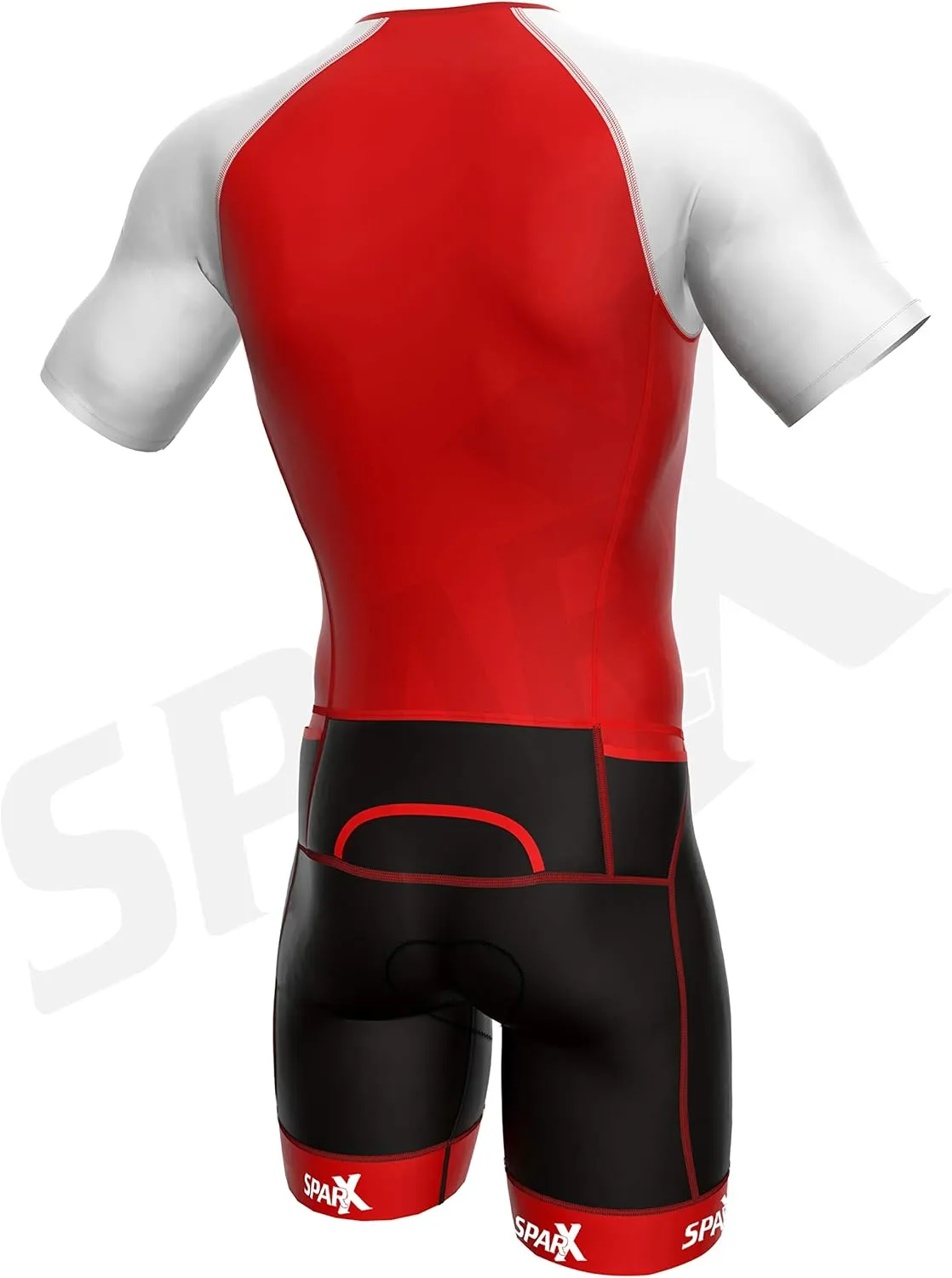 Sparx Mens Elite Aerosuit Triathlon Suit Mens Short Sleeve Tri Suit Skinsuit
