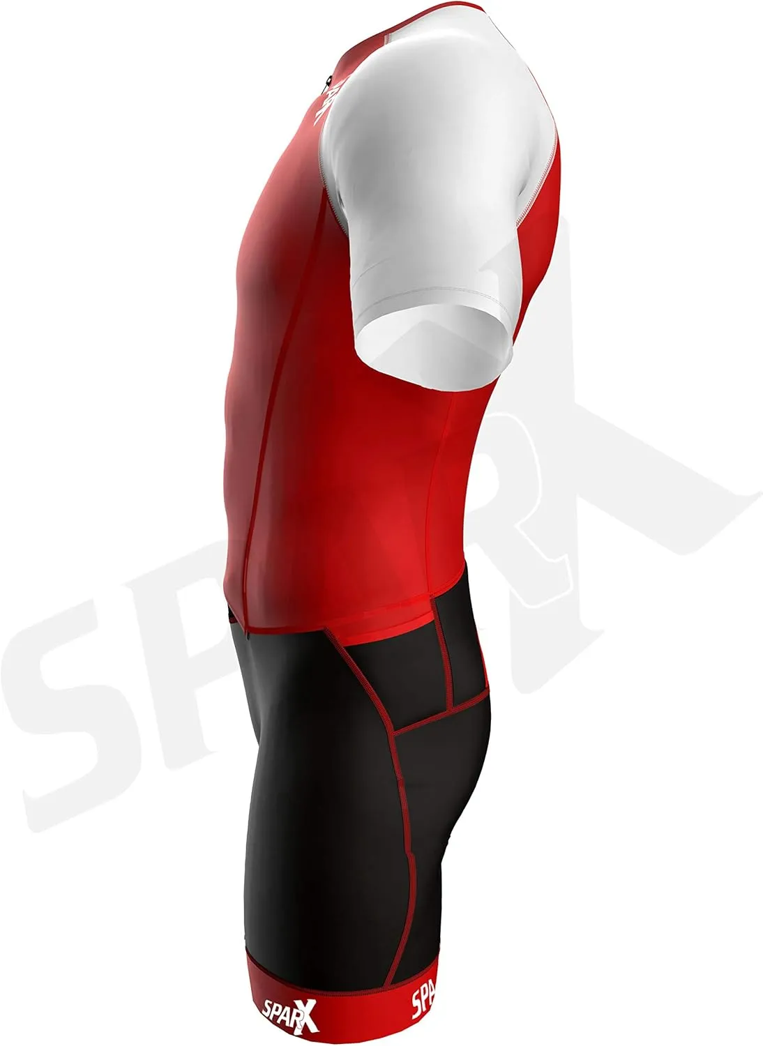 Sparx Mens Elite Aerosuit Triathlon Suit Mens Short Sleeve Tri Suit Skinsuit