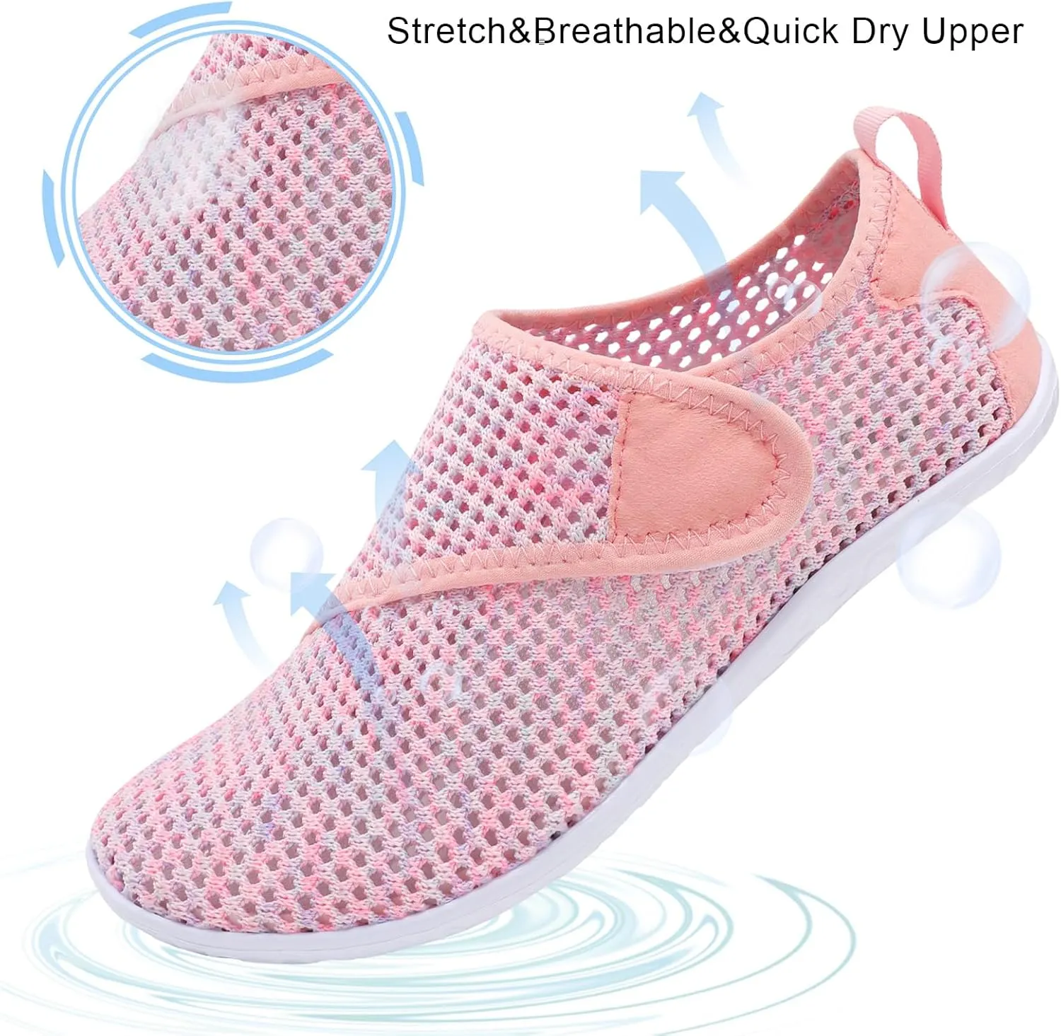 Spesoul Womens and Mens Water Shoes Breathable Quick Dry Soft Barefoot Aqua Socks for Hiking Swim Beach Surf Yoga Sport