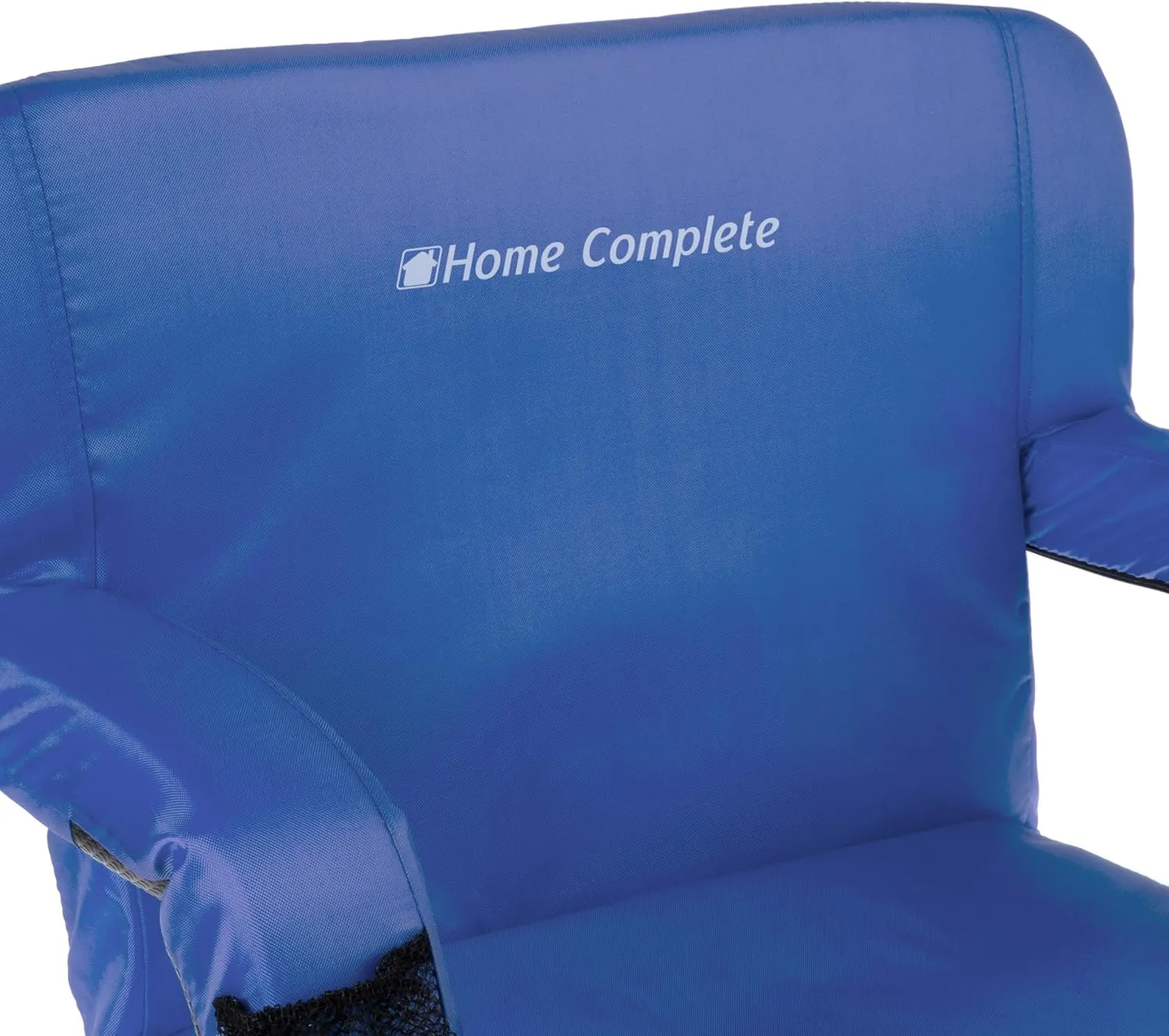 Stadium Seat Chair Collection - Wide Bleacher Cushion with Padded Back Support, Armrests, 6 Reclining Positions and Portable Carry Straps by Home-Complete