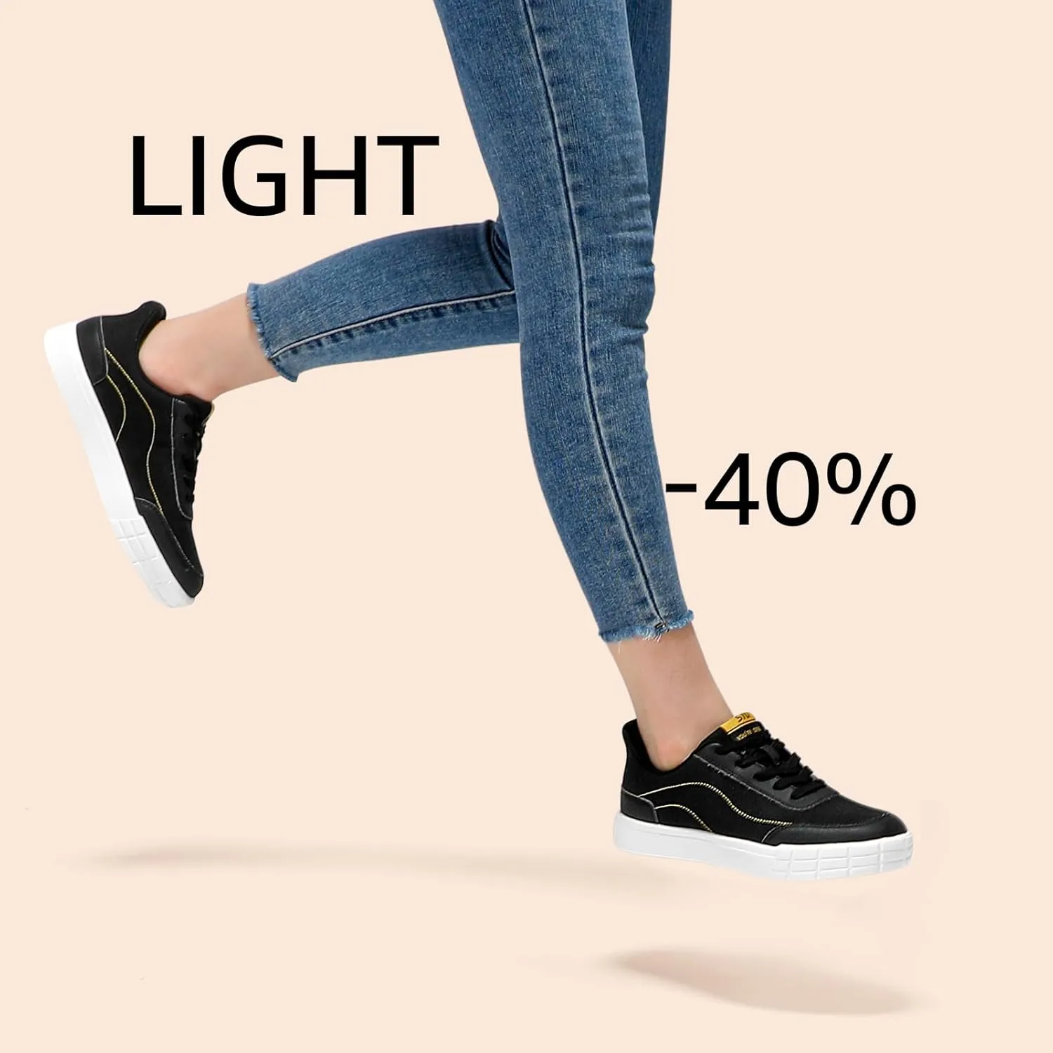STQ Slip on Canvas Shoes for Women | Lightweight Skate Shoes Comfortable Tennis Sneakers