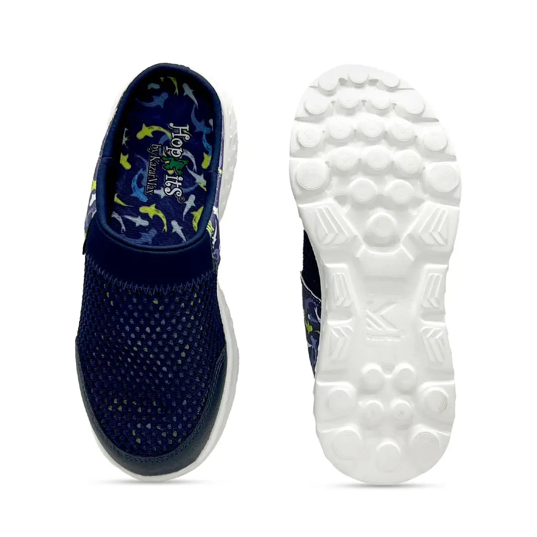 Summer Breeze Boys Navy Slip-On Mule