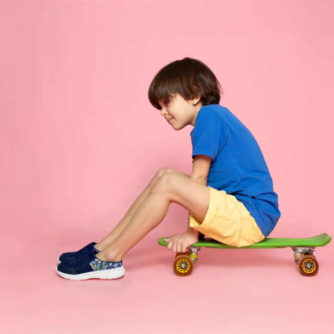 Summer Breeze Boys Navy Slip-On Mule