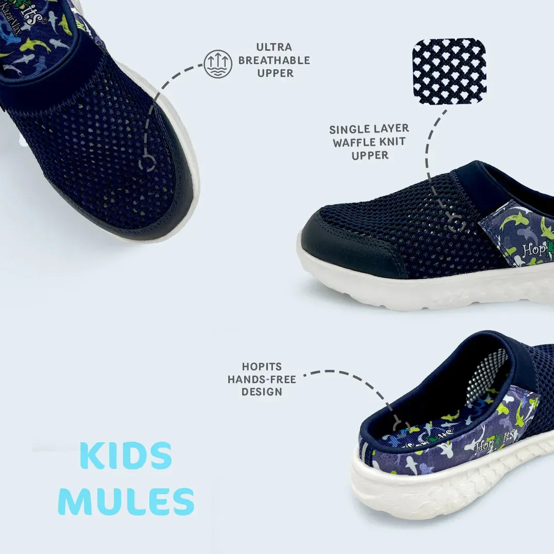 Summer Breeze Boys Navy Slip-On Mule
