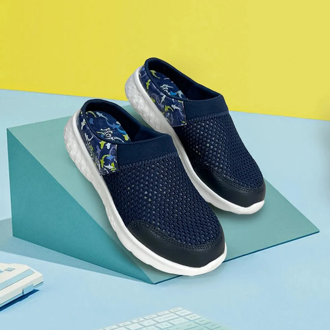 Summer Breeze Boys Navy Slip-On Mule