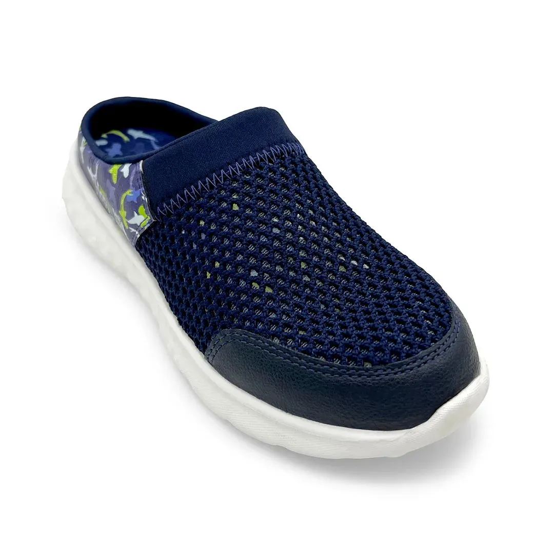 Summer Breeze Boys Navy Slip-On Mule