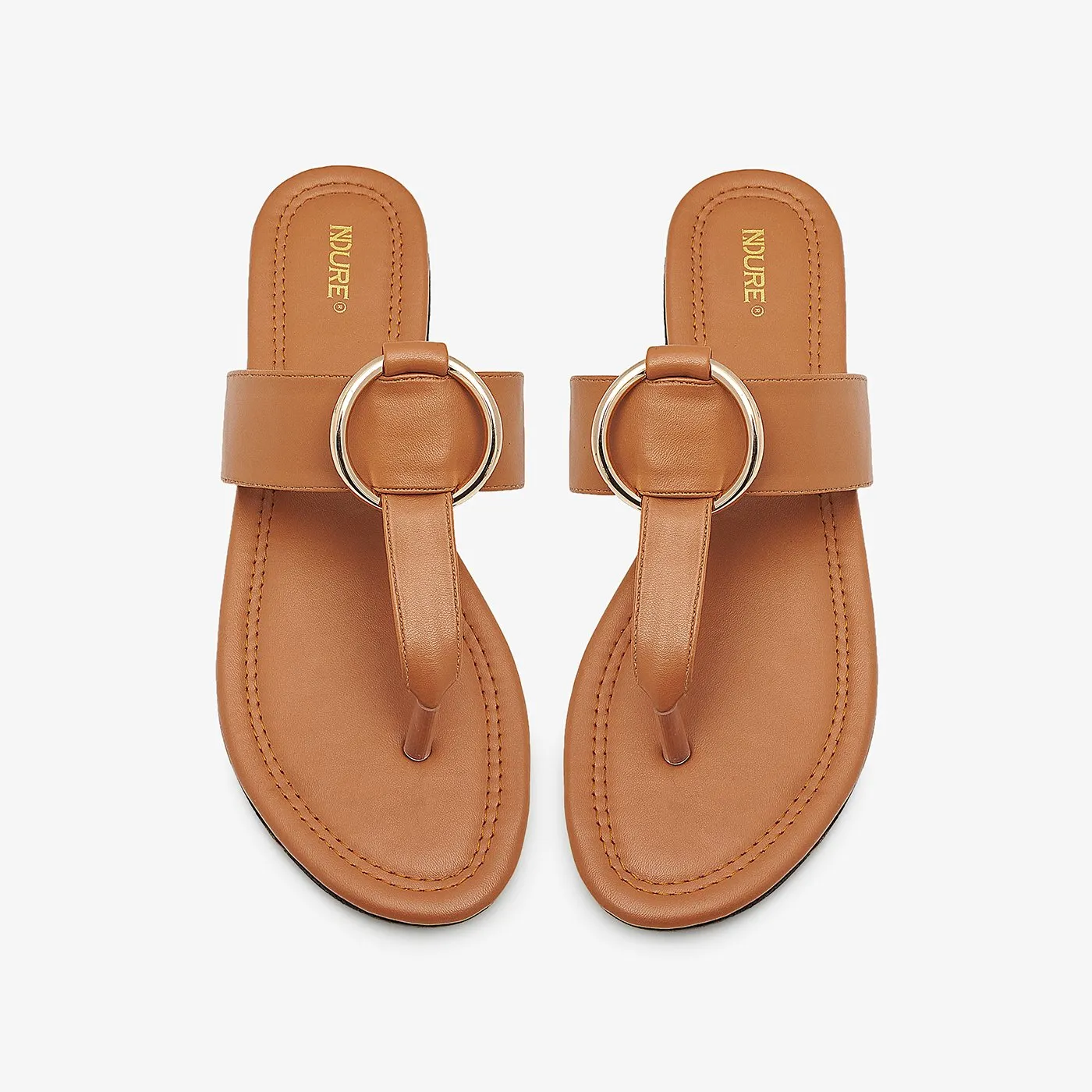 T-Strap Women Flat Slides