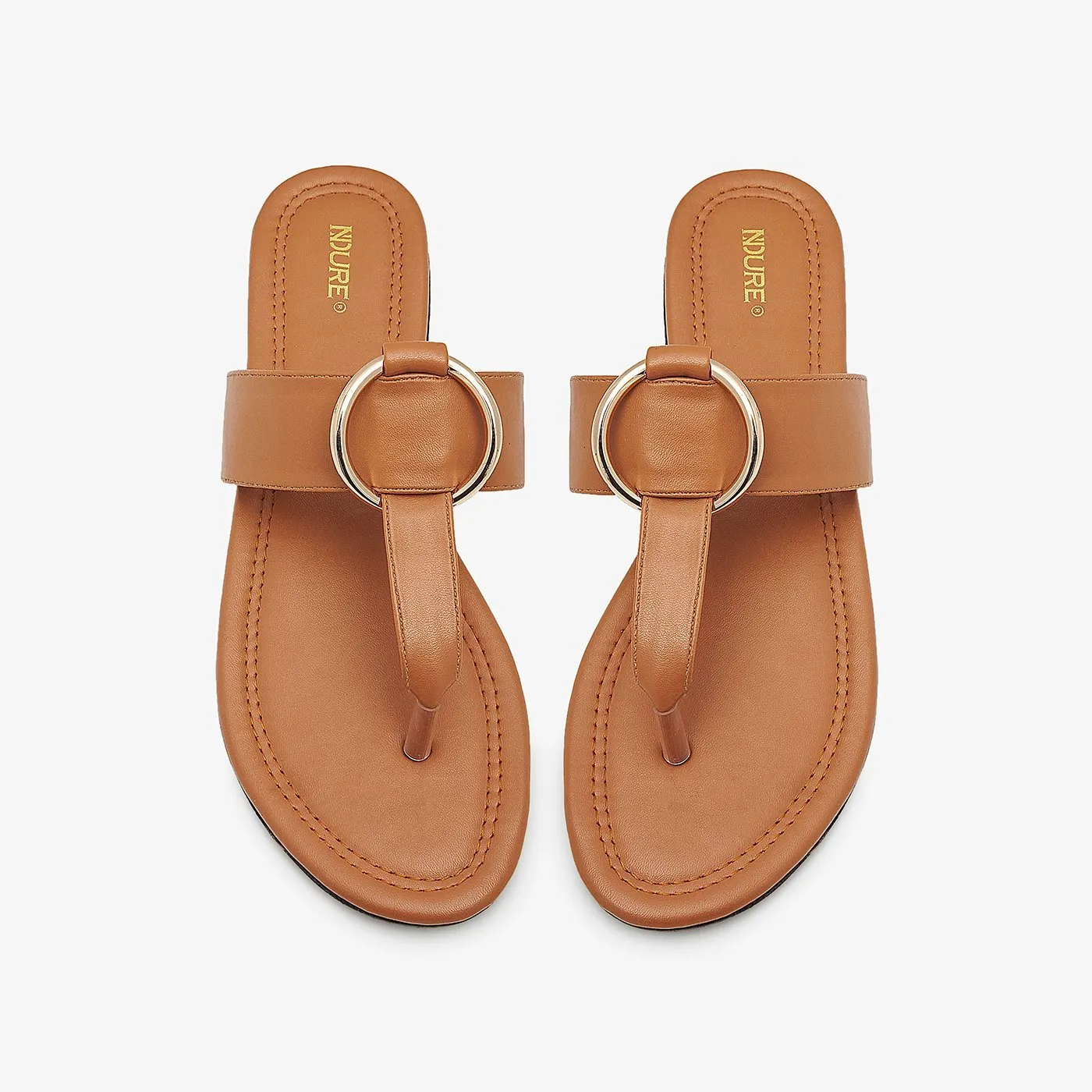 T-Strap Women Flat Slides