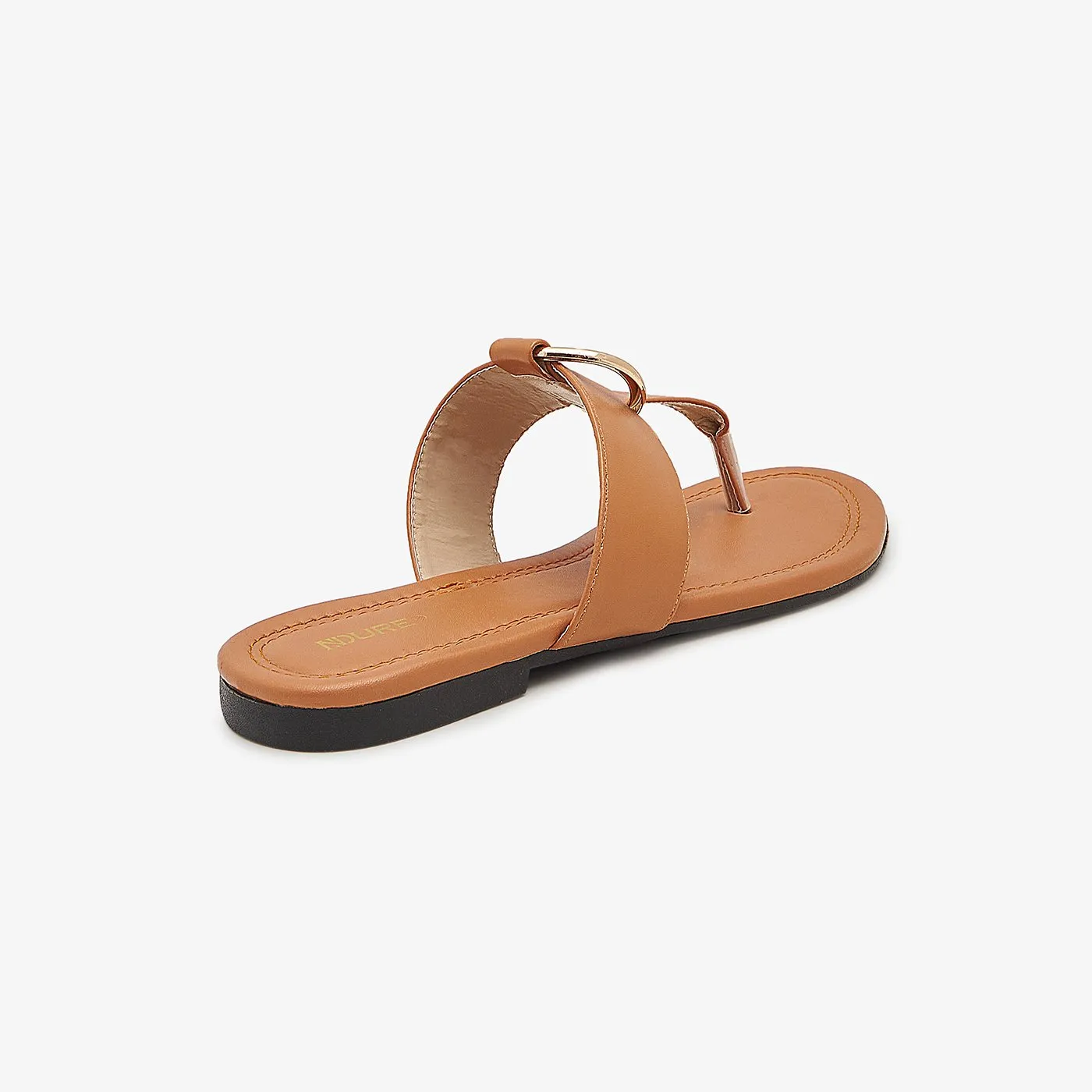 T-Strap Women Flat Slides