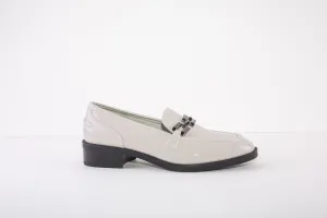 TAMARIS 24301-252 LOW HEEL SLIP-ON SHOE - PALE GREY