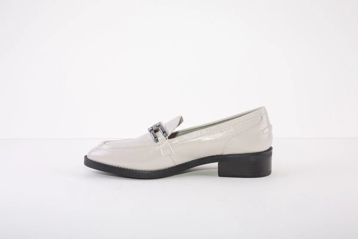 TAMARIS 24301-252 LOW HEEL SLIP-ON SHOE - PALE GREY