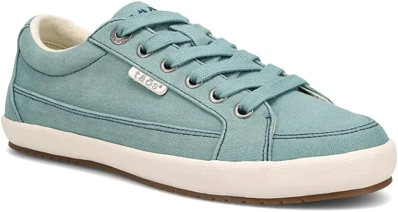 Taos Moc Star 2 Women's Sneaker - Fresh Canvas Design with Removable Footbed, Arch Support and Durable Lightweight Outsole for All Day Walking and Everyday Style