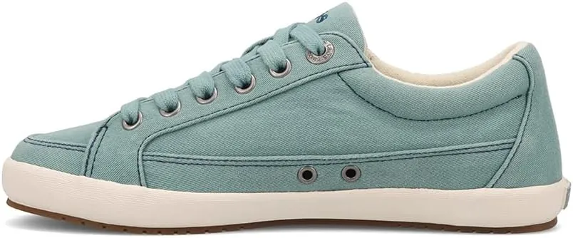 Taos Moc Star 2 Women's Sneaker - Fresh Canvas Design with Removable Footbed, Arch Support and Durable Lightweight Outsole for All Day Walking and Everyday Style