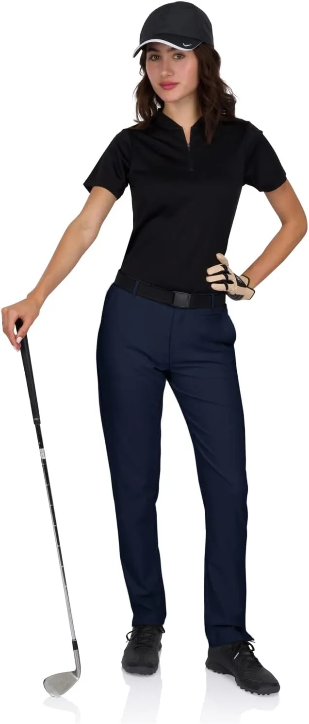 Three Sixty Six Women’s Quick Dry Golf Pants - Front Coin Pocket, 4-Way Stretc, Anti-Odor & Moisture Wicking Fabric