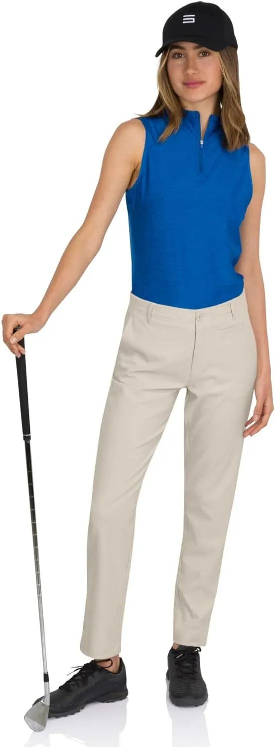 Three Sixty Six Women’s Quick Dry Golf Pants - Front Coin Pocket, 4-Way Stretc, Anti-Odor & Moisture Wicking Fabric