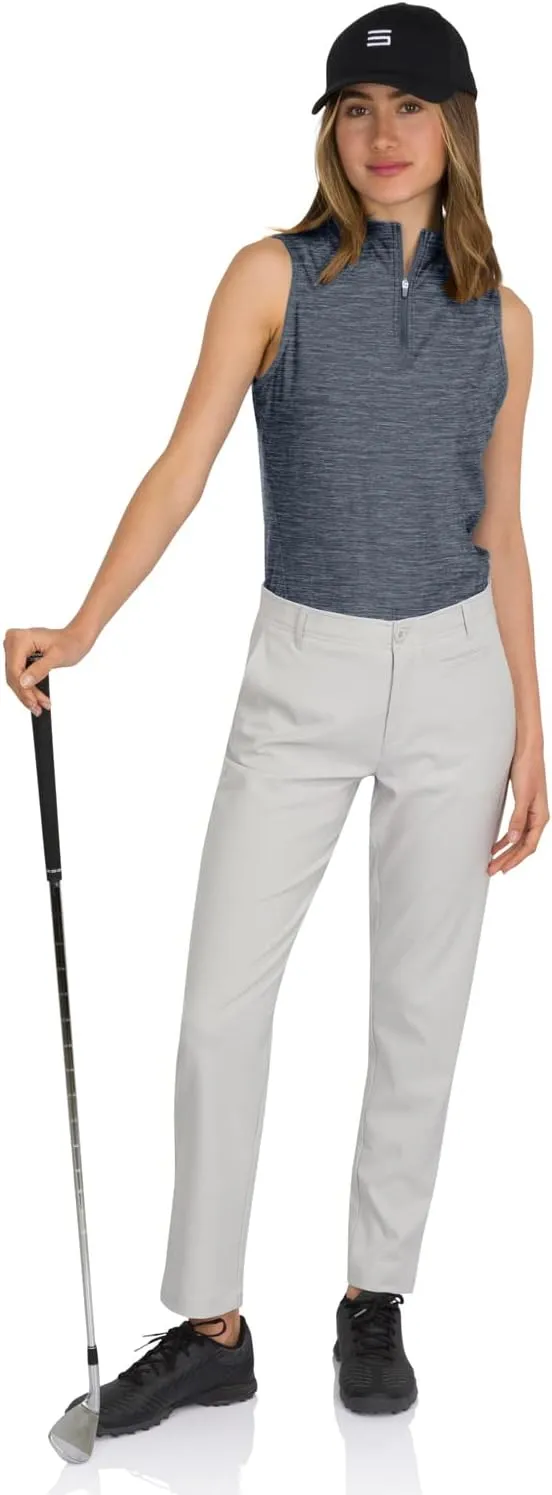 Three Sixty Six Women’s Quick Dry Golf Pants - Front Coin Pocket, 4-Way Stretc, Anti-Odor & Moisture Wicking Fabric