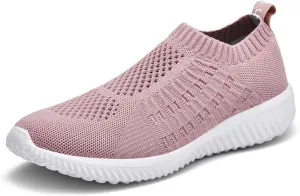TIOSEBON Women's Athletic Walking Shoes Slip On Casual Mesh-Comfortable Tennis Workout Sneakers
