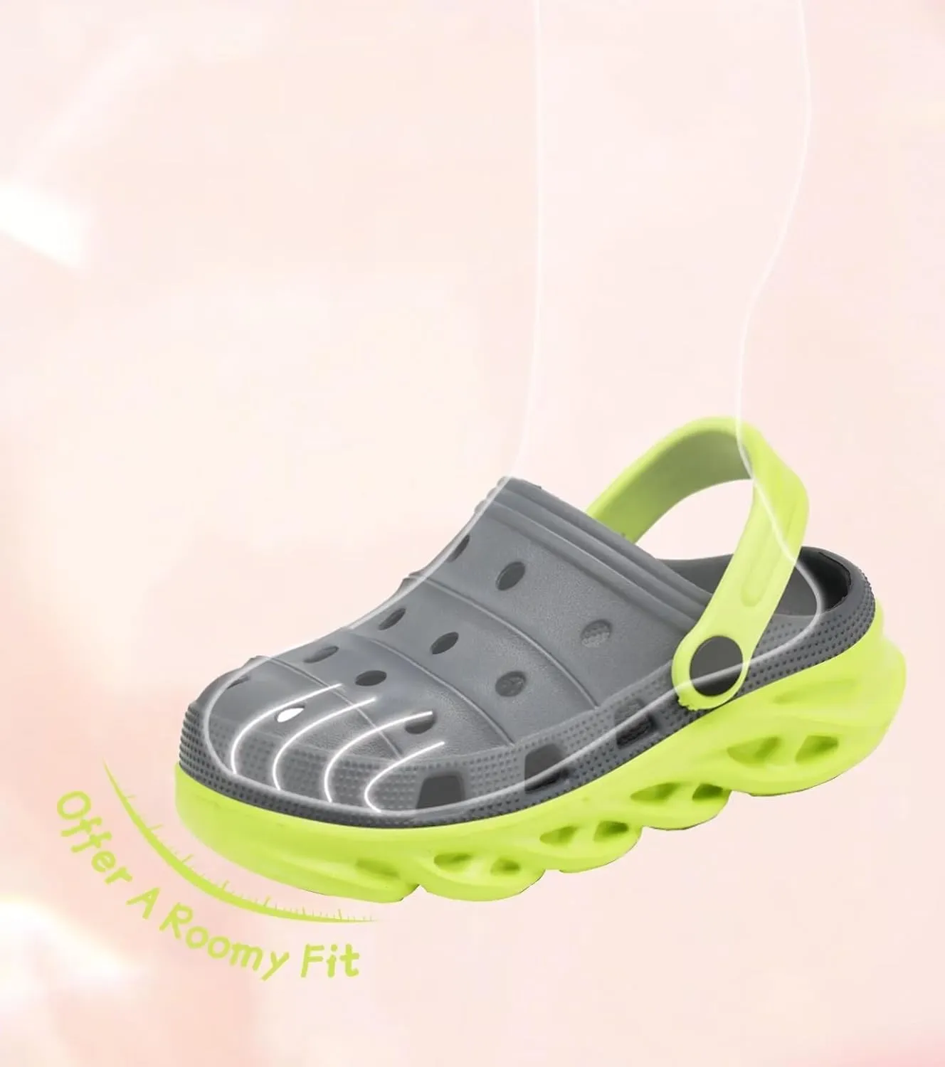 Toddler Kids Clogs Slip on Slide Sandals Slippers for Beach Pool Garden