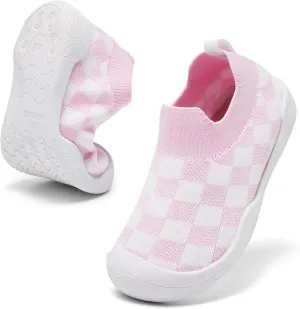 Toddler Shoes Boys Girls | with Arch Support | Slip-on| Barefoot | Breathable & Non-Slip Tennis Shoes