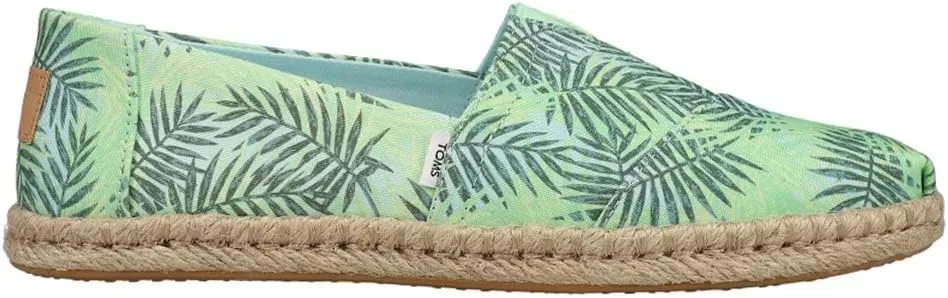 TOMS Womens Alpargata Rope Slip On Flats Casual - Grey