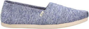 TOMS Womens Alpargata Slip On Flats Casual - Blue