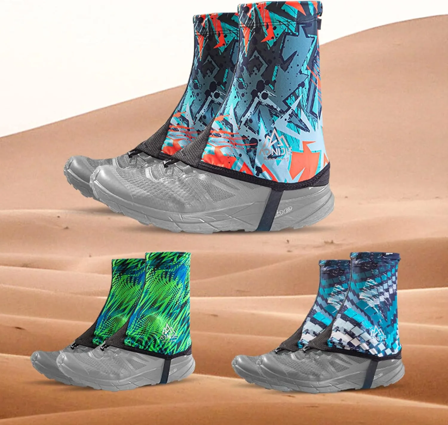 TRIWONDER Gaiters Low Gators Lightweight Waterproof Ankle Gaiters for Hiking Walking Backpacking