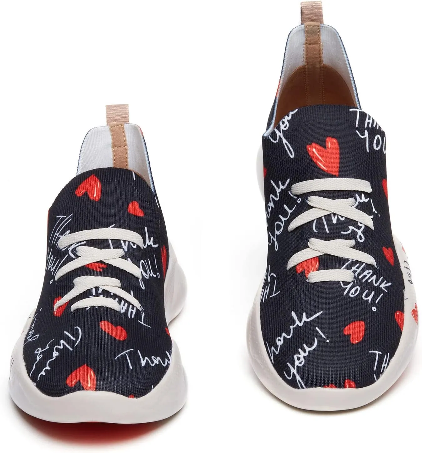 UIN Women's Fashion Sneakers Lightweight Walking Casual Slip Ons Comfortable Art Painted Athletic Travel Shoes