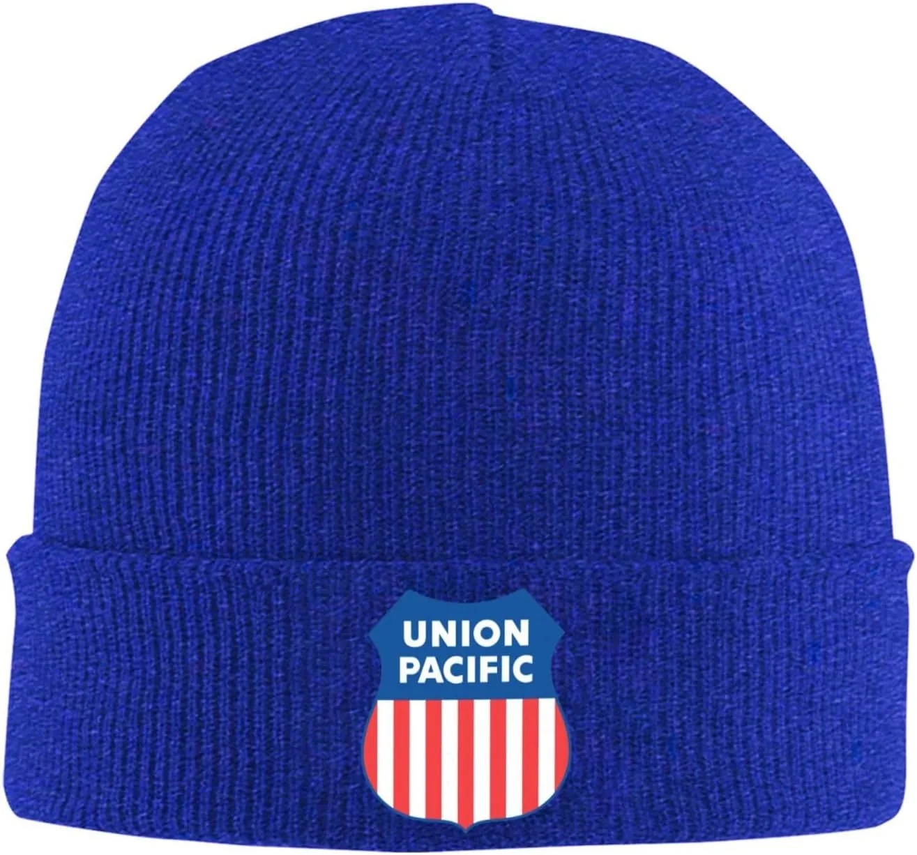 Union Pacific Railroad Adult Knitted Hat Beanie Winter Warm Skull Hat - Men Women Black