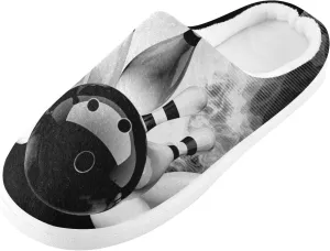 Unisex Memory Foam Slippers Non-Skid Slip-on Soft Warm Sole Fleece Shoes 6-17