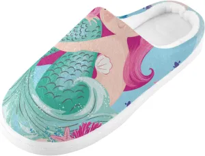 Unisex Memory Foam Slippers Non-Skid Slip-on Soft Warm Sole Fleece Shoes 6-17