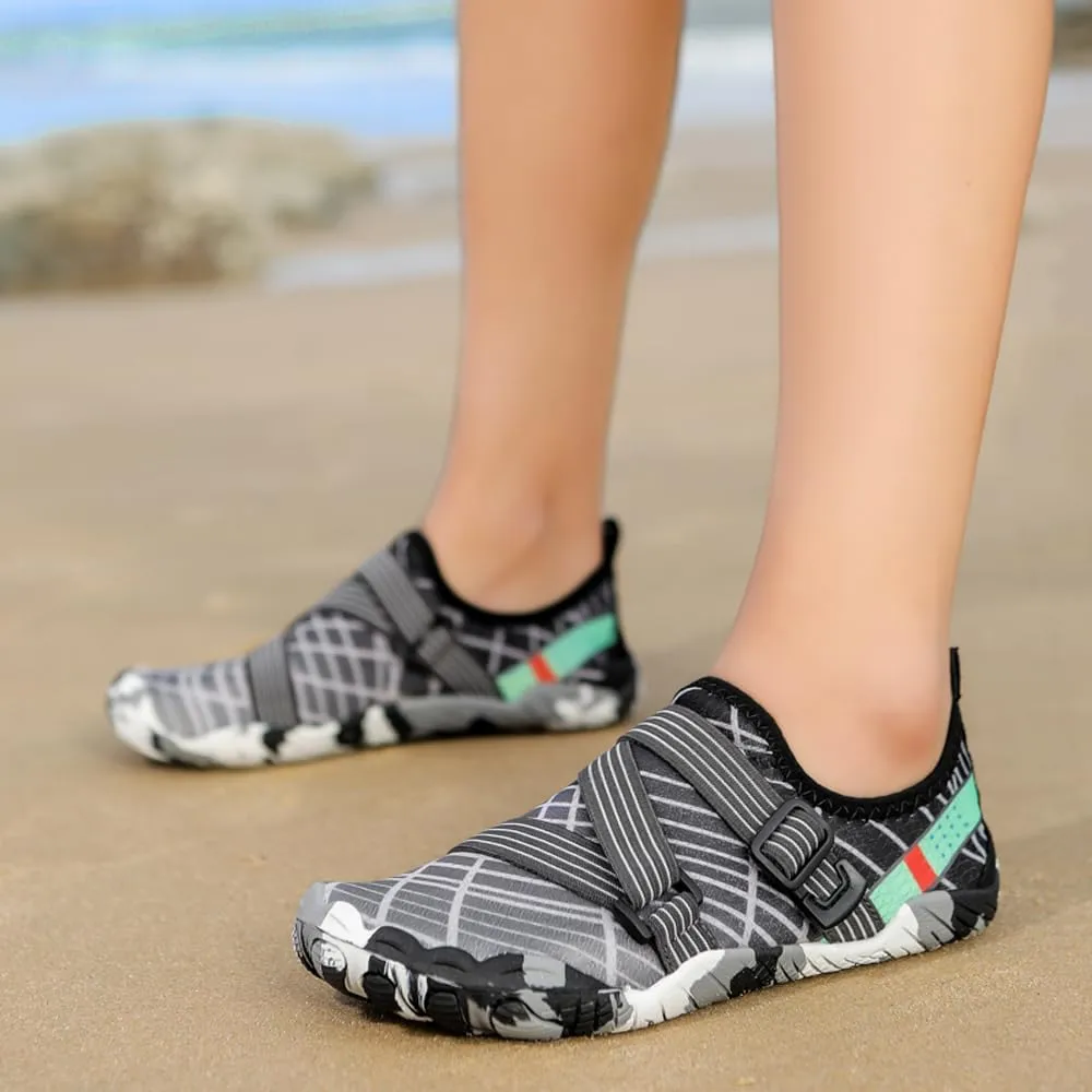 Unisex Quick-Dry Water Shoes for Beach: Breathable Aqua Socks Shoes for Surf - Outdoor Aqua Swim Shoes for Women Men